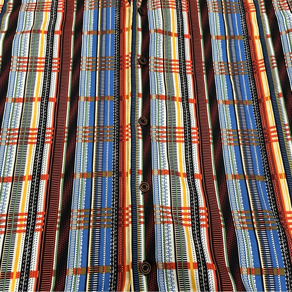 Robert Graham Blue and Red Plaid Men's Shirt - Picture 13 of 13
